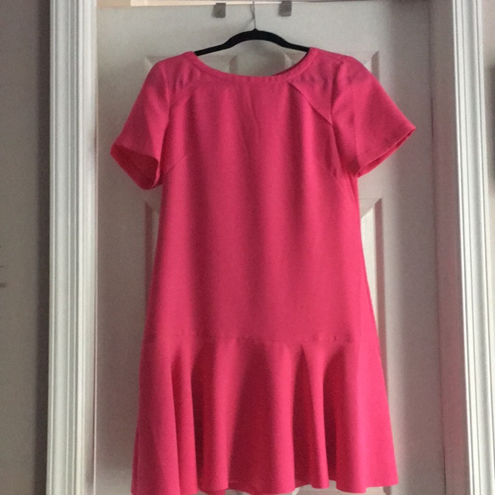 Pink mini dress
